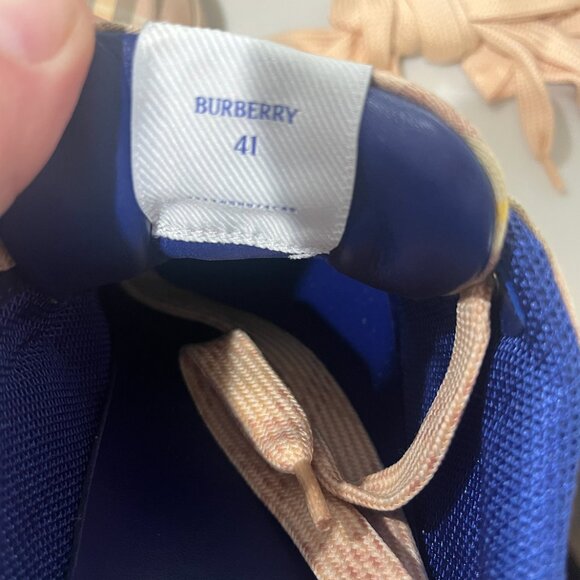 Burberry Terrace Check Sneaker - Women's size 41 - NEW IN BOX! - Picture 7 of 10